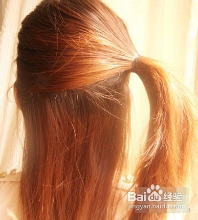 鱼骨辫花环侧扎发详细步骤图解