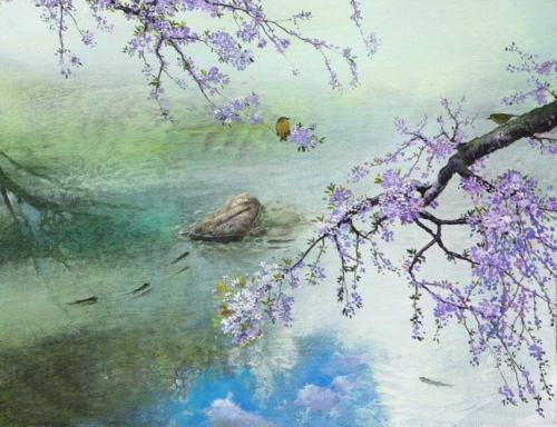 萋萋芳草春绿,落落长松夏寒、“夏寒”怎么理解
