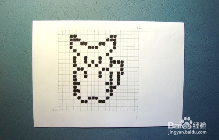 手绘黑白像素画教程