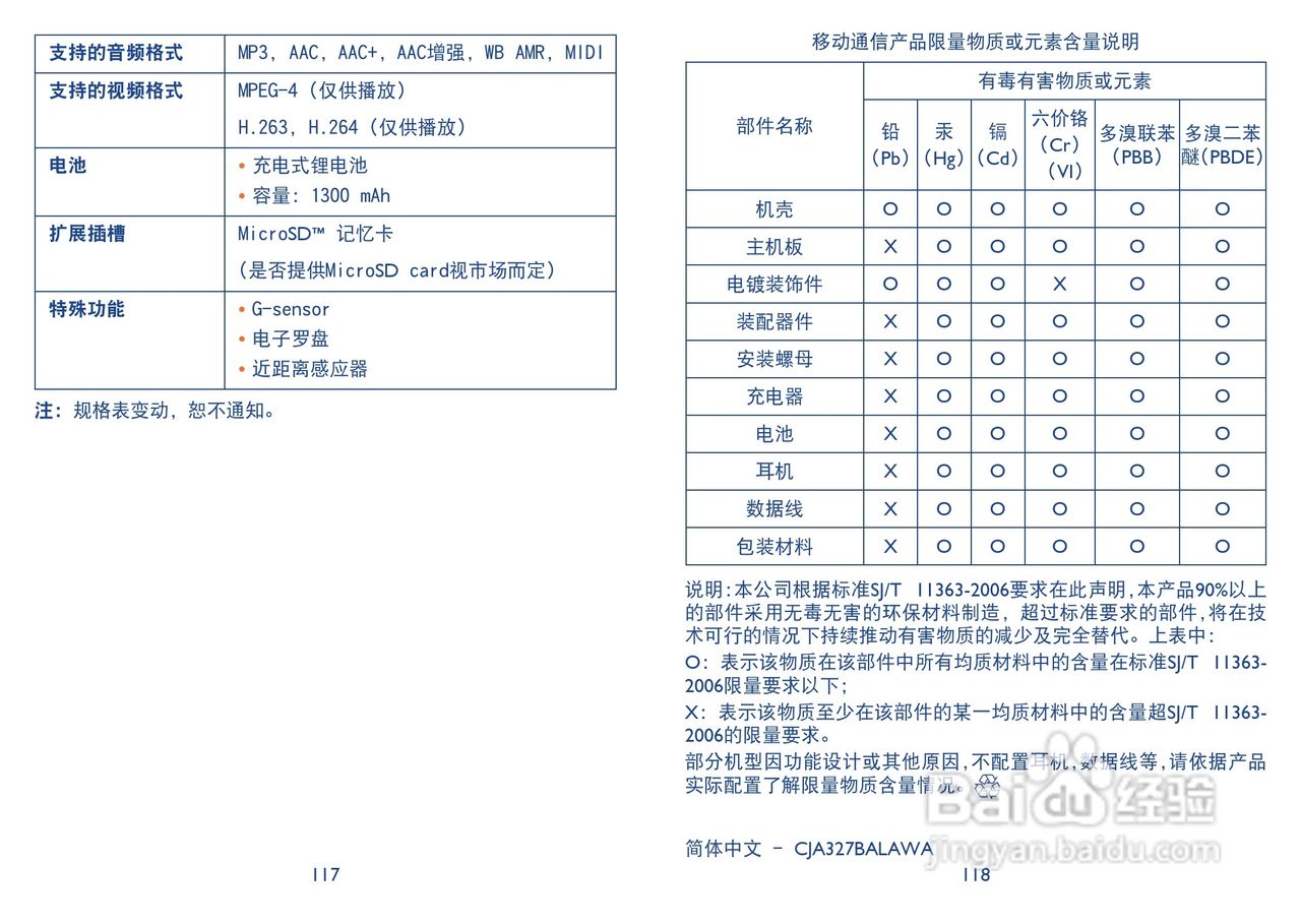 阿尔卡特 onetouch 985手机说明书:[6]