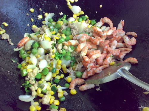 田园什锦烩虾仁