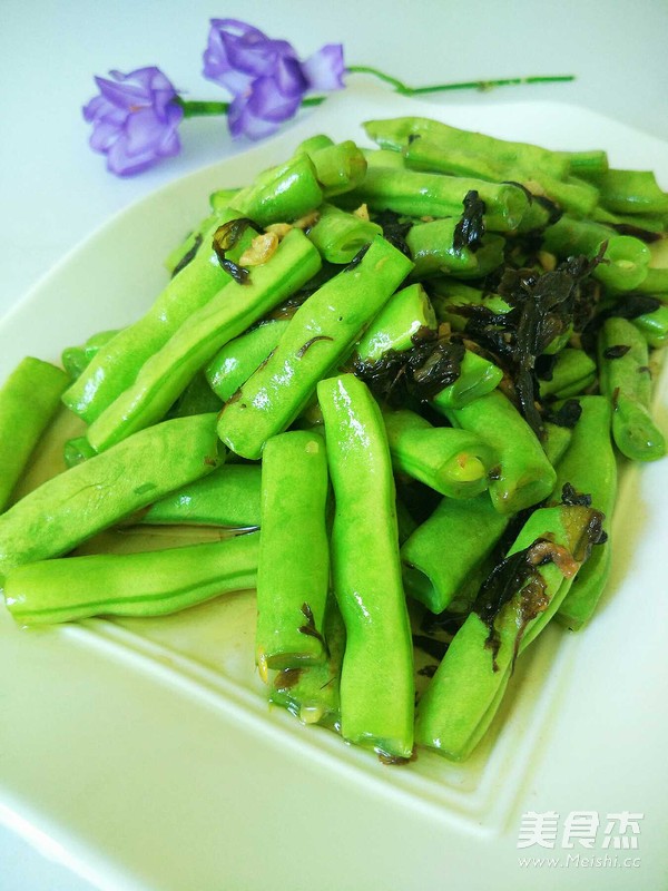 橄榄菜炒四季豆