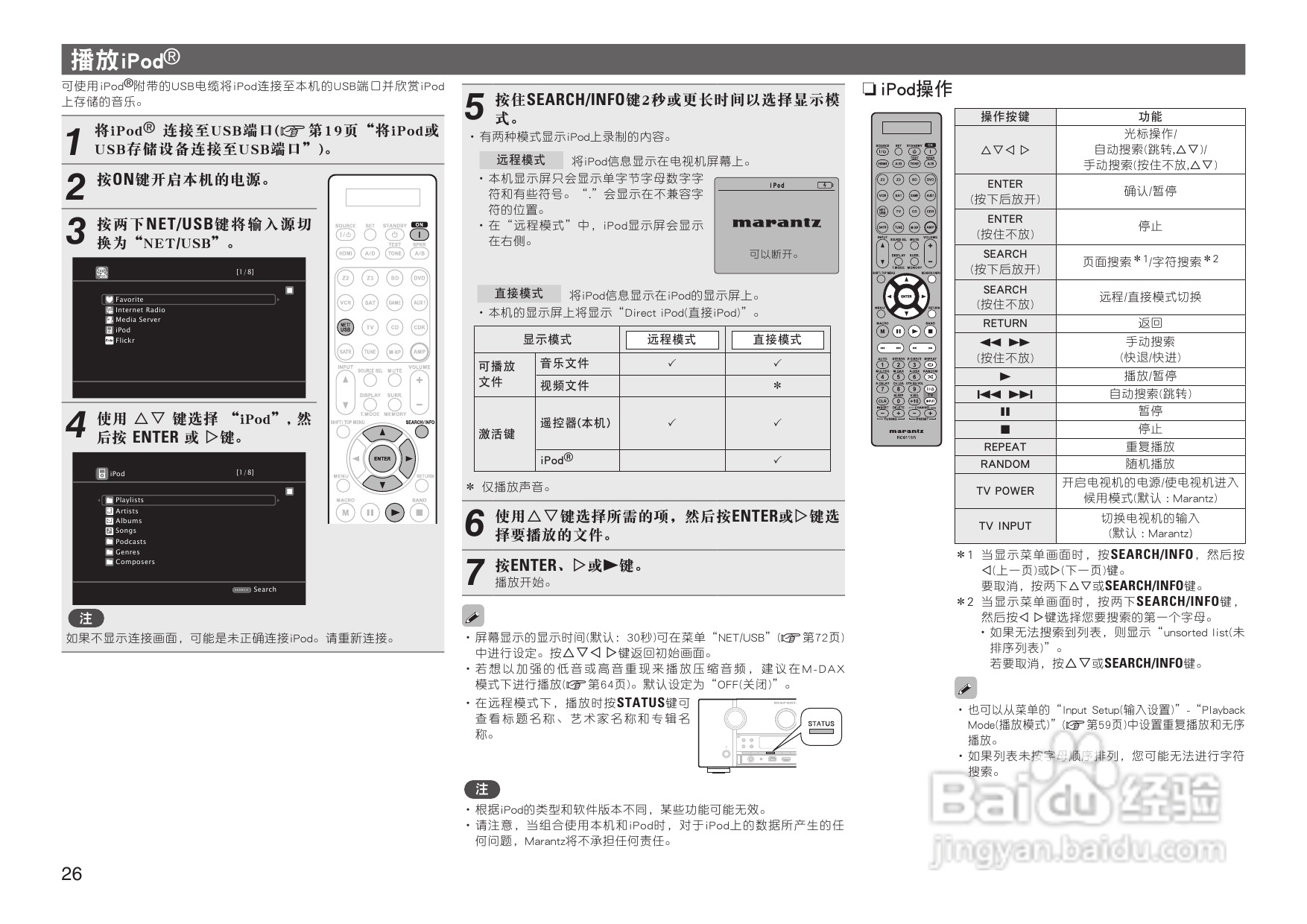 马兰士SR7005功放使用说明书:[2]