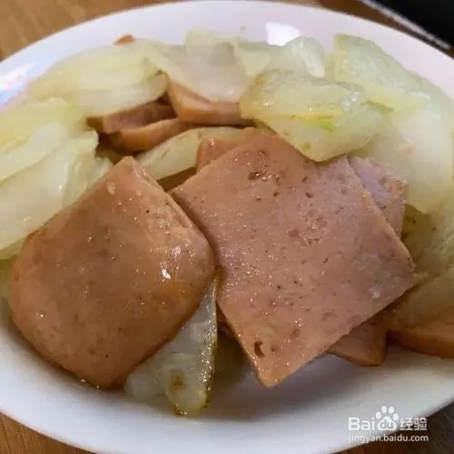 冬瓜炒午餐肉
