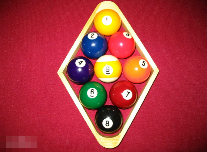 台球九球摆法是什么