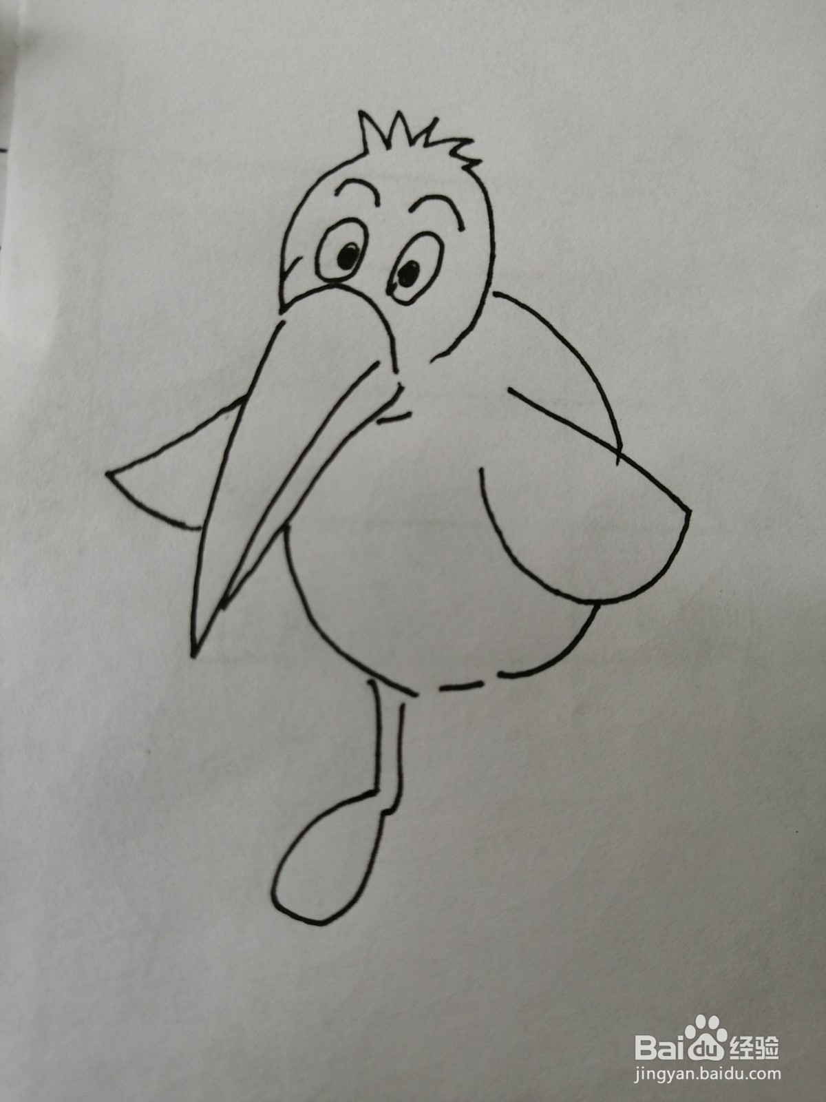 简笔画小鸟怎么画