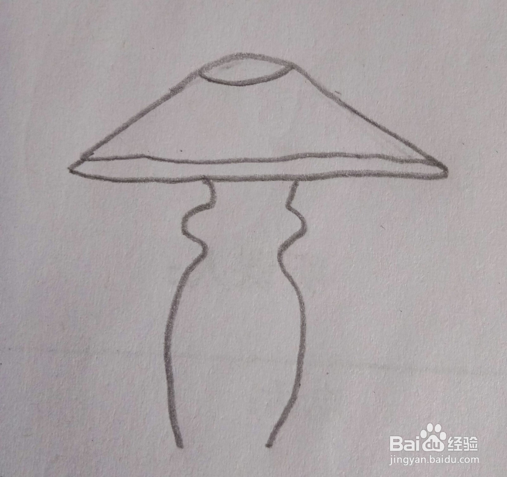 简笔画台灯画法三