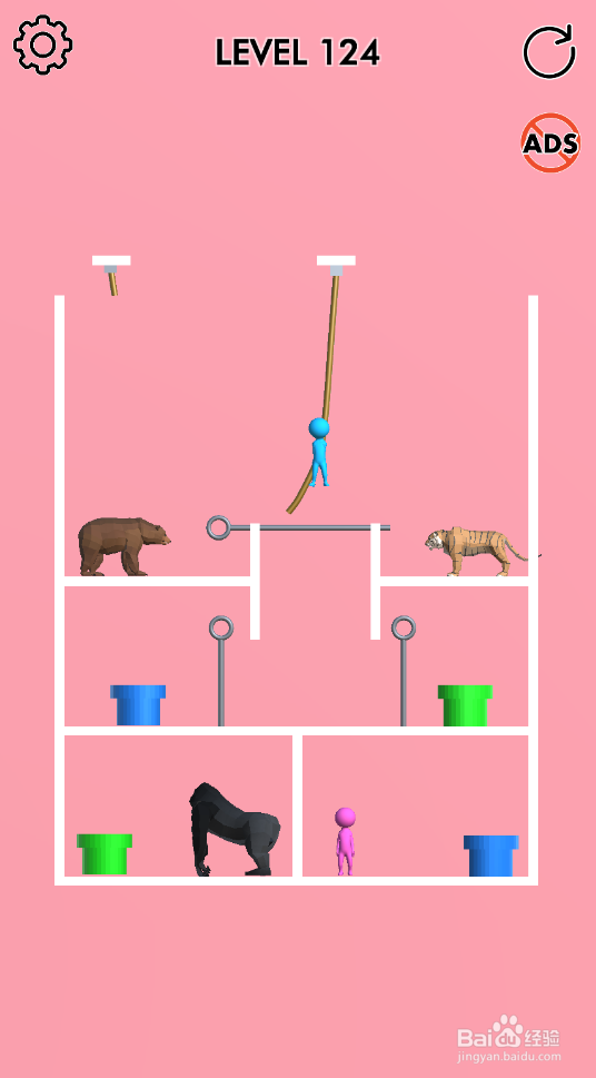 Love Pins Rescue的LEVEL 124怎样通关？
