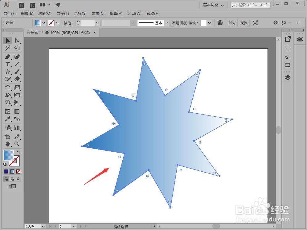 illustrator如何使用图案对图形填充