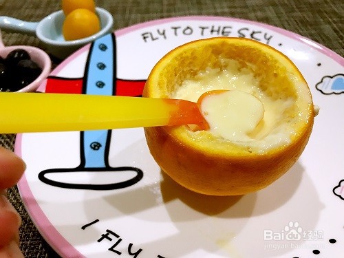 甜橙蒸蛋怎么做