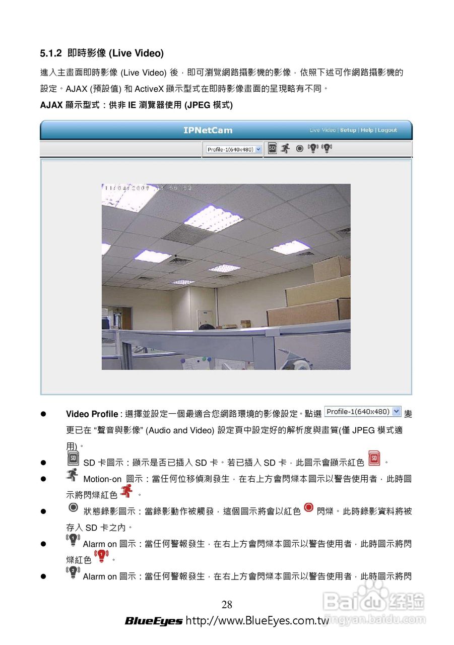 BE-1214M H.264 百万网路摄影机中文操作手册:[3]