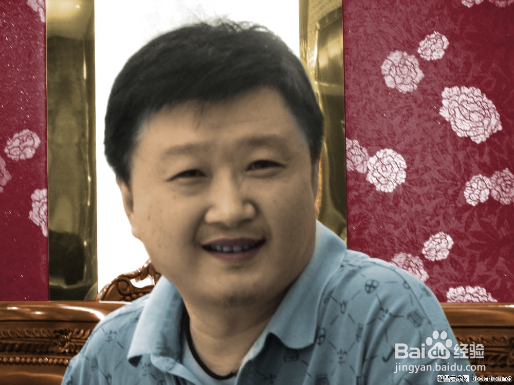 用PhotoShop怎么给黑白照片上色教程