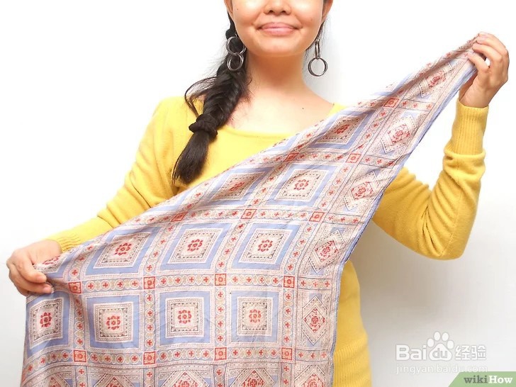 围巾打结的方法