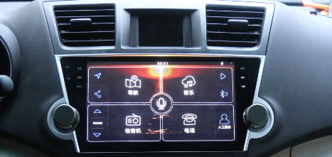 汉兰达10寸导航中控升级安装教程