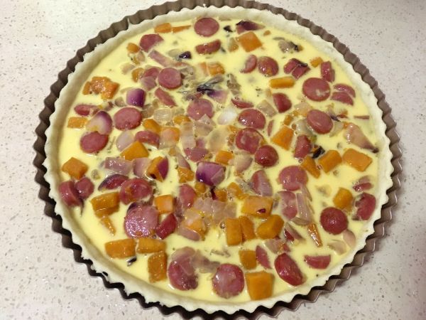 洋葱香肠芝士南瓜派