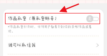念念手账怎么开启作品私密