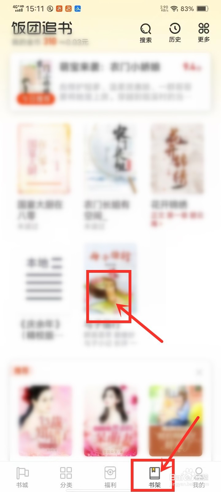 饭团追书app怎么听书