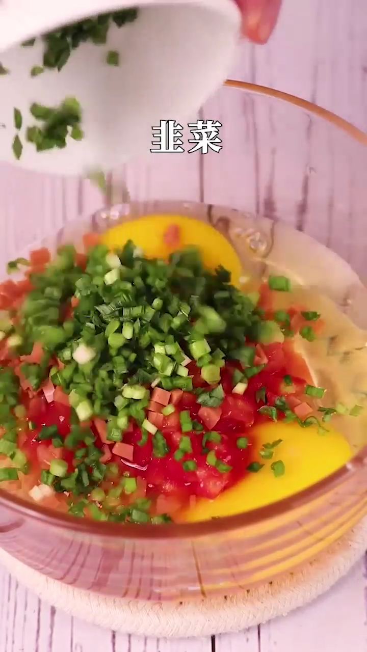 番茄鸡蛋饼怎么做?