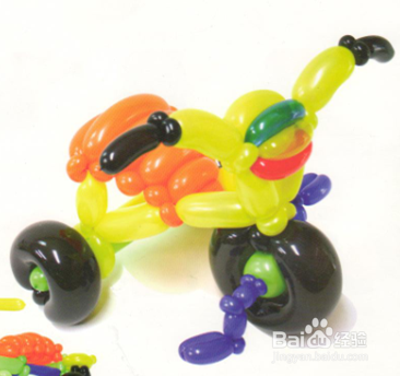 魔法气球造型系列之儿童脚踏车气球制作（上）