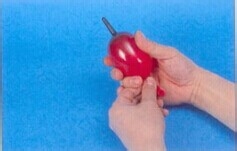 魔法气球造型教程系列之：[25]番茄