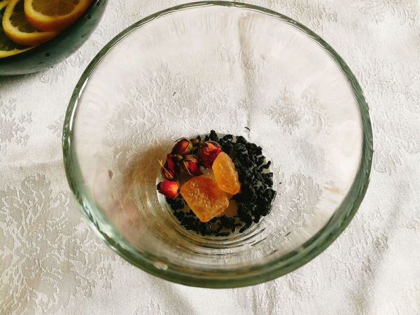 柠檬乌龙玫瑰茶