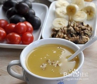 宝宝食谱：[2]南瓜栗子米糊做法