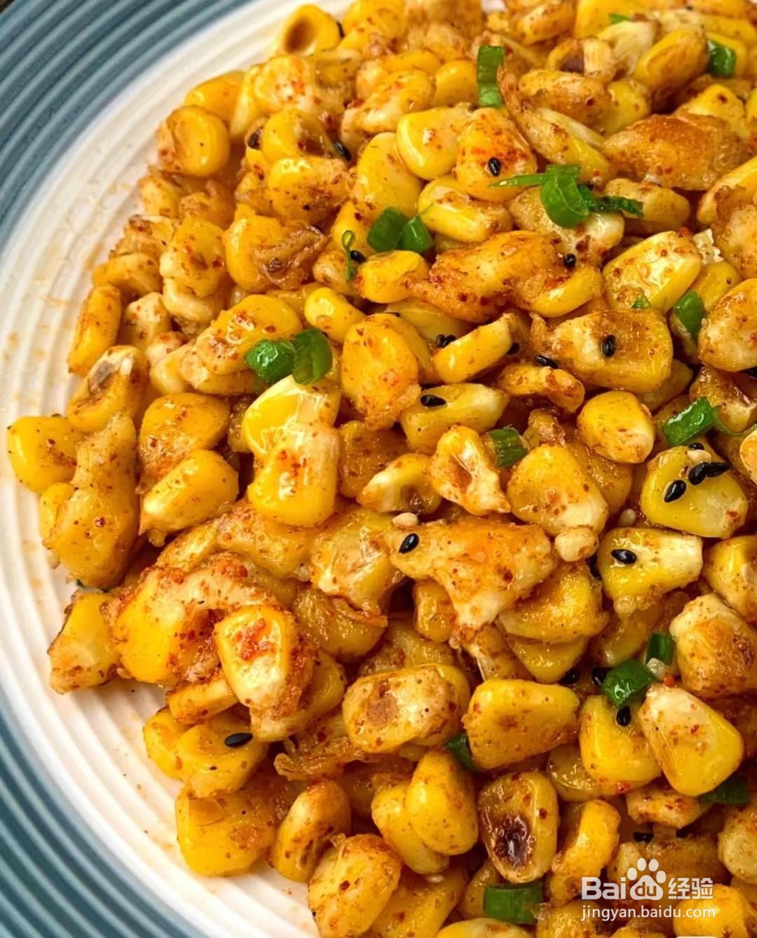 怎么做低脂餐椒盐玉米粒