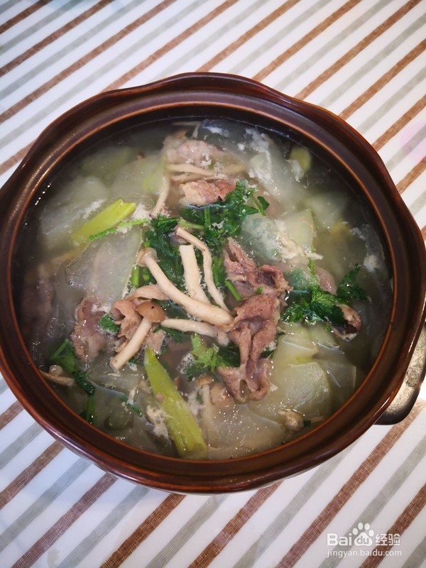 冬瓜羊肉汤的做法