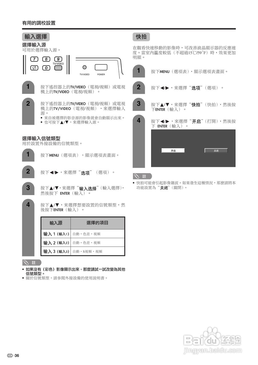 声宝LC-32AF3H型液晶电视机说明书:[4]