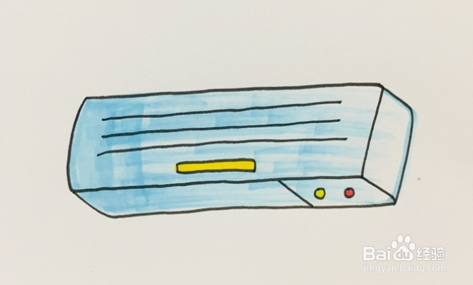 空调的简笔画怎么画