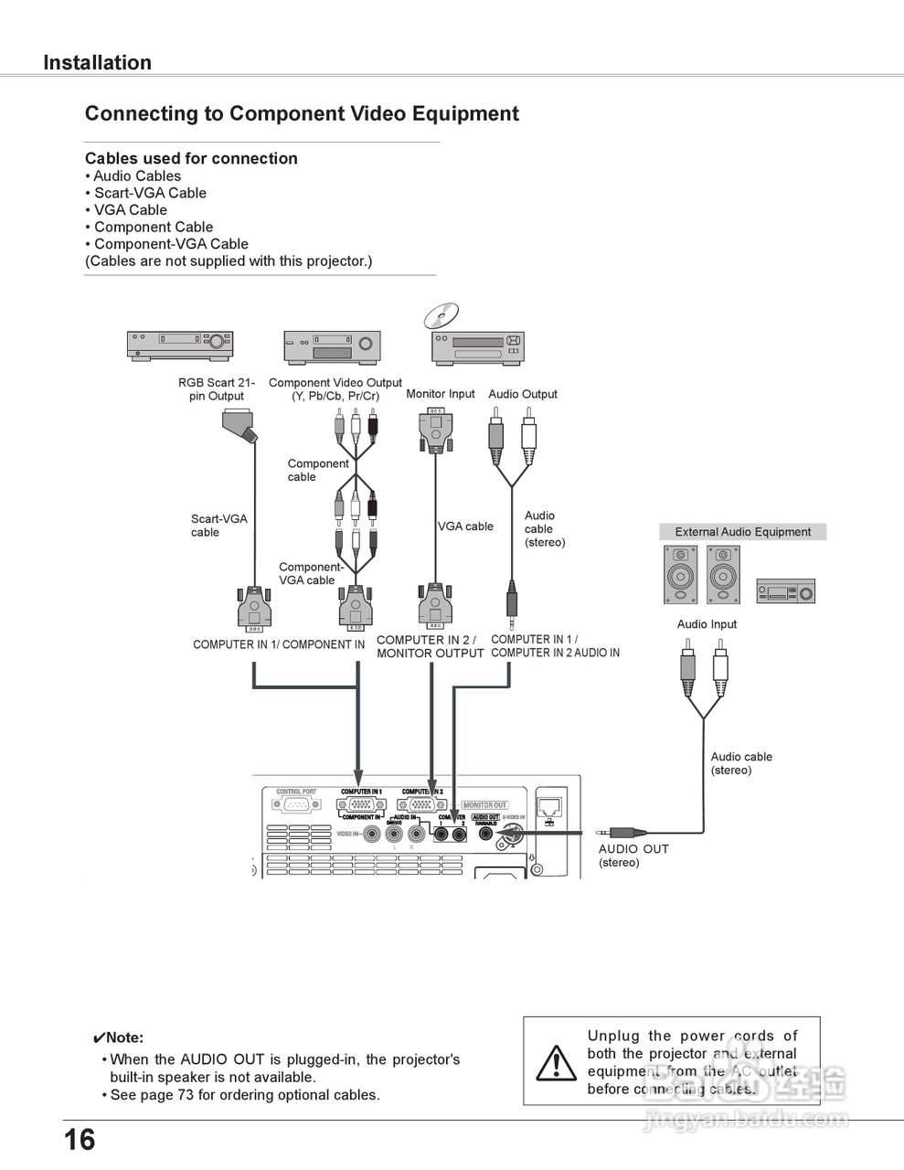 三洋 PLC-XU350K投影机说明书:[2]