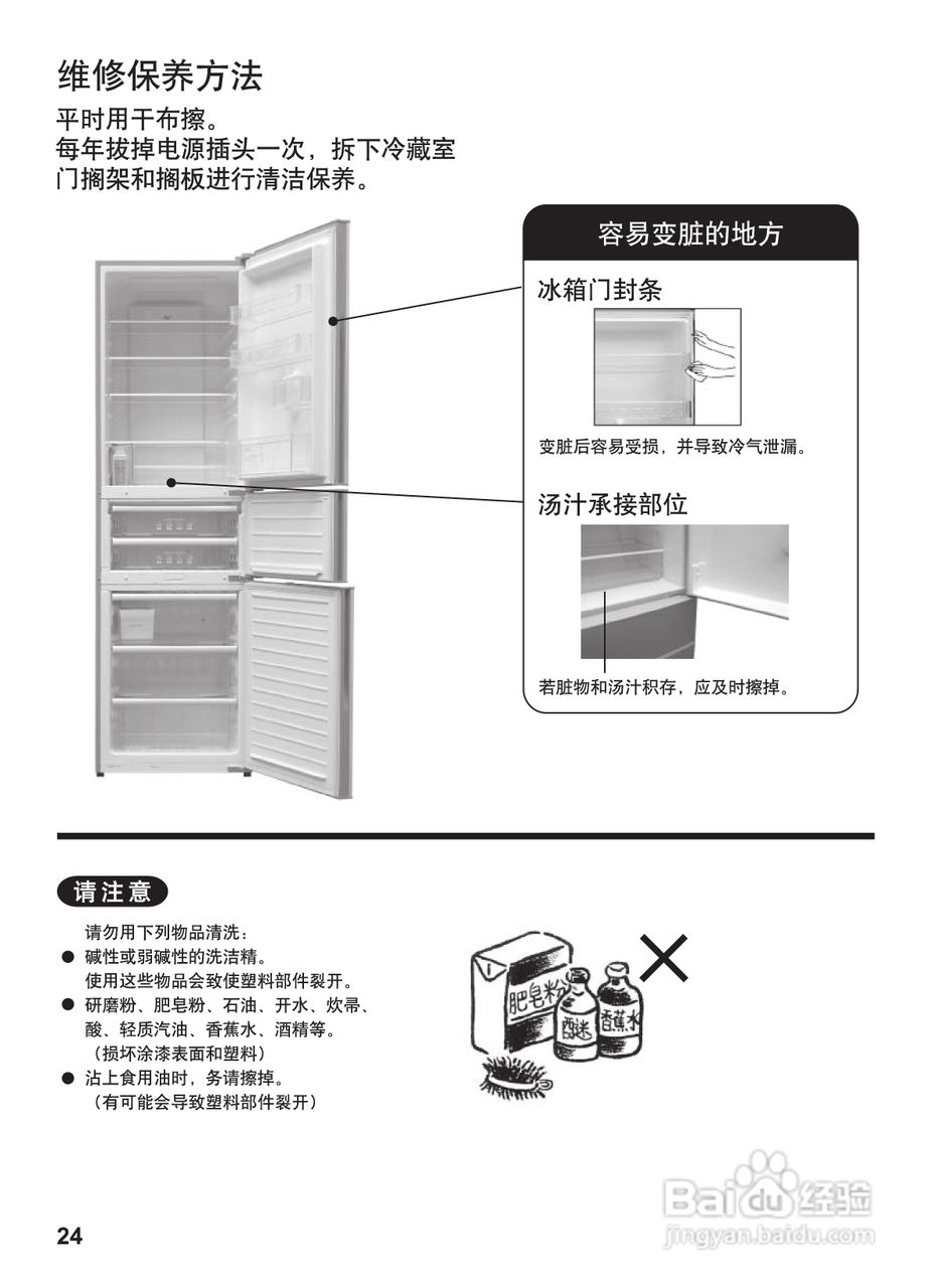 松下NR-C25WX1电冰箱使用说明书:[3]