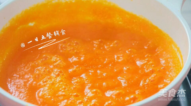 胡萝卜蛋黄糊 宝宝健康辅食，嫩豆腐