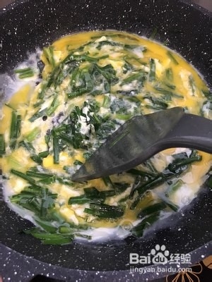 养生食补韭菜煎蛋