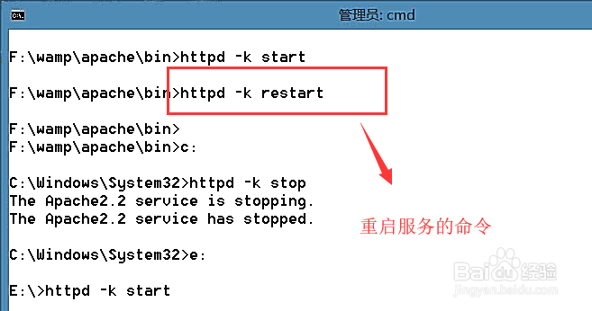 Windows中如何使用Httpd命令