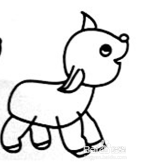 简笔画大全：[20]小狗的绘制方法