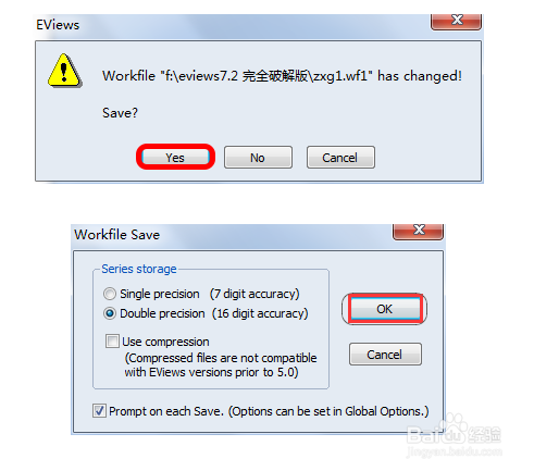 使用Eviews 7做自相关问题的检验