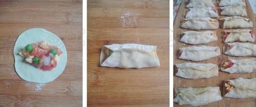 西红柿鸡蛋锅贴怎么做