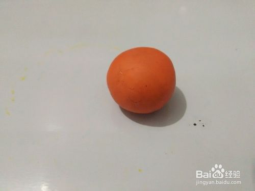 怎么捏一个柿子