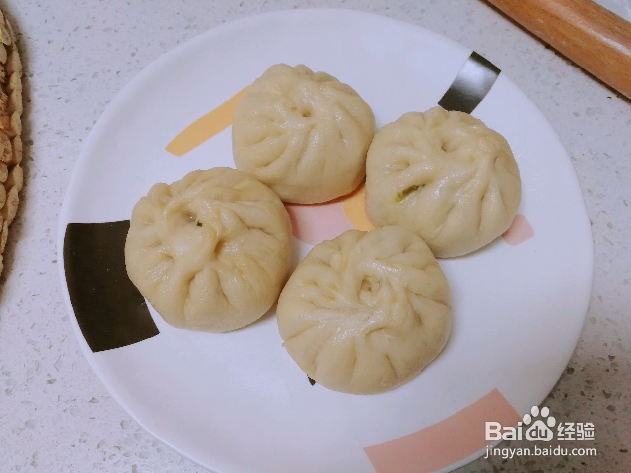 荠菜包子的做法