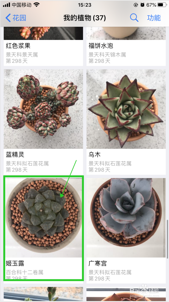 如何在爱花草App的花园中删除植物