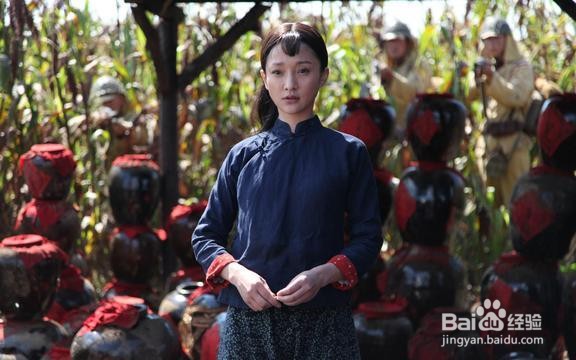 PS设计案例：周迅影视系列—《红高粱》