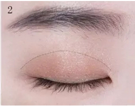 韩式基础单眼皮眼妆