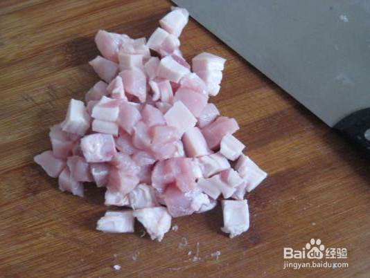 懒人香菇肉丁炒饭