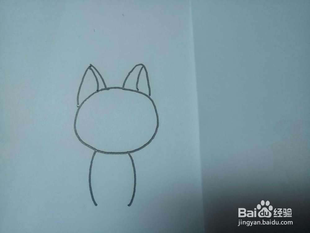 教你画魔女宅急便kiki的简画或可爱猫咪的简画哦