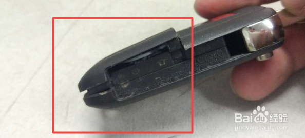 荣威rx5遥控钥匙怎么打开换电池配图片