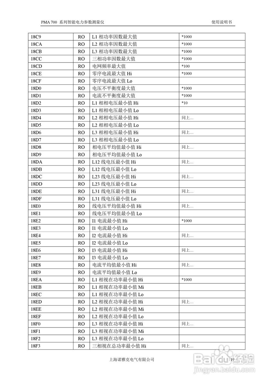PMA 700智能电力参数测量仪使用说明书:[12]