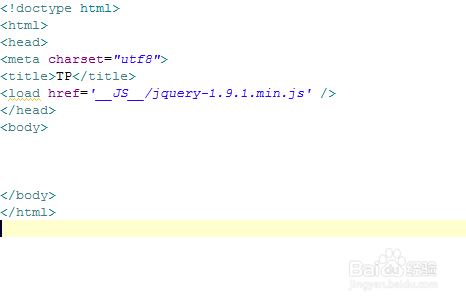thinkphp5如何引入js文件