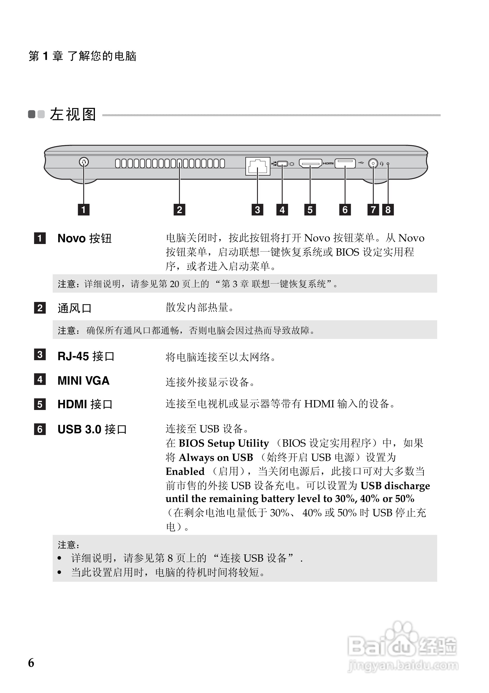 联想U510笔记本电脑使用说明书:[1]