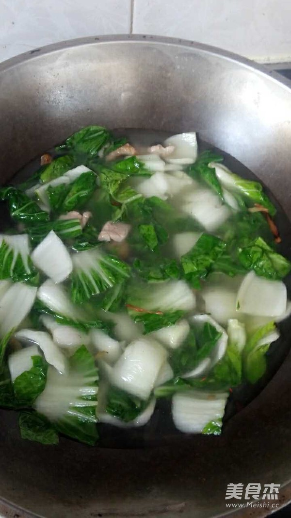 青菜肉汤的做法